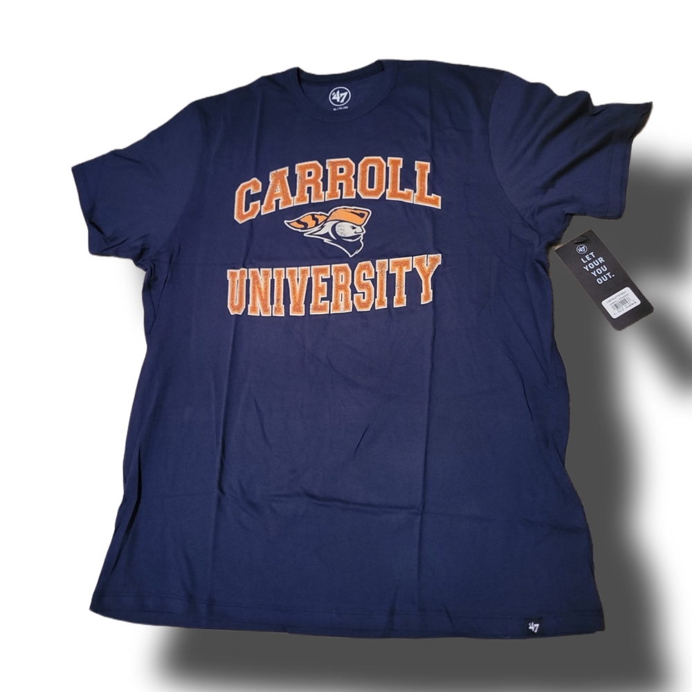 47 Brand Carroll University Pioneers Tee NWT XL